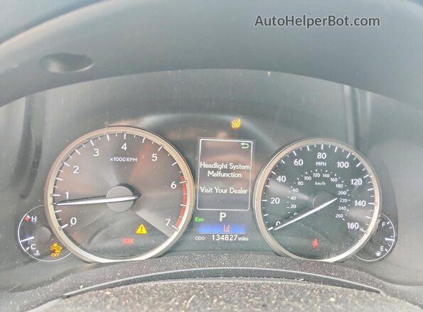 JTJBARBZ2K2193469 2019 LEXUS NX White Instrument cluster view