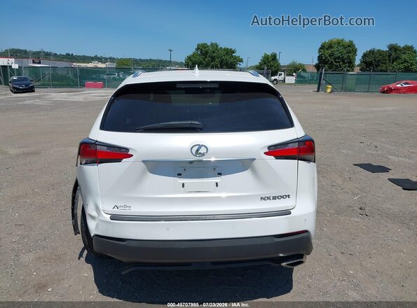 JTJBARBZ4G2069971 2016 LEXUS NX 200T White 