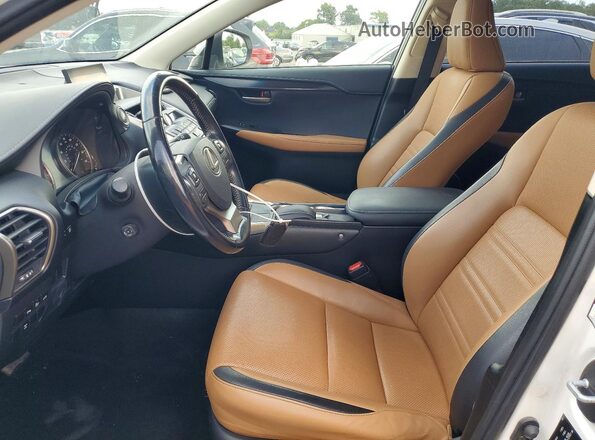 JTJBARBZ4H2125814 2017 LEXUS NX White Widok wnętrza z przodu