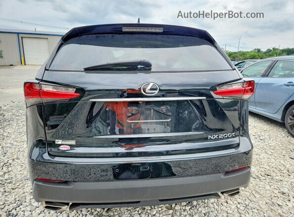 JTJBARBZ4H2129796 2017 LEXUS NX Black Вид ззаду