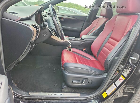 JTJBARBZ4H2129796 2017 LEXUS NX Black Вид салону спереду