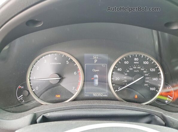 JTJBARBZ5G2075360 2016 LEXUS NX Белый Вид щитка приборов