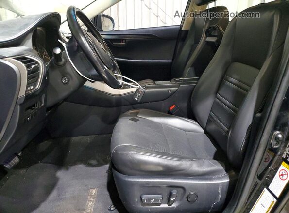 JTJBARBZ5H2121495 2017 LEXUS NX Black წინა სალონის ხედი