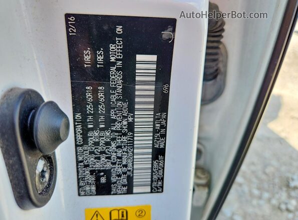 JTJBARBZ6H2111719 2017 LEXUS NX Белый Вид подкапотного пространства