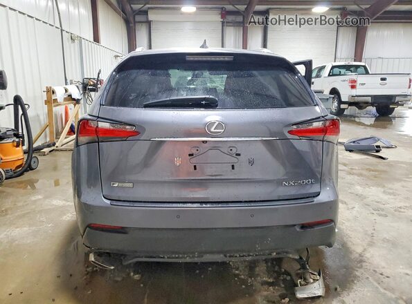 JTJBARBZ6H2143277 2017 LEXUS NX Silver Вид ззаду