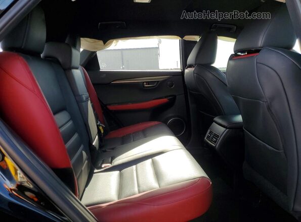 JTJBARBZ6J2162692 2018 LEXUS NX Black Widok tylnych siedzeń