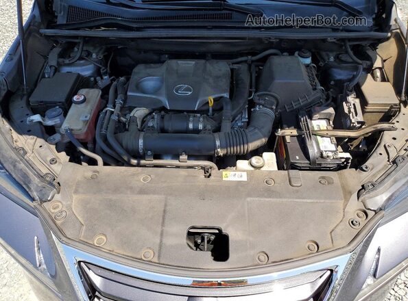 JTJBARBZ7H2098964 2017 LEXUS NX Gray ძრავის განყოფილების ხედი