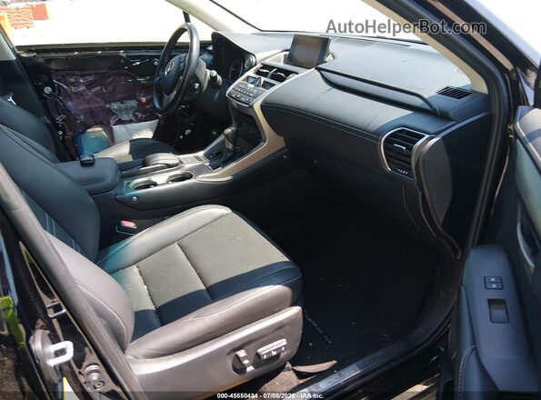 JTJBARBZ7H2113575 2017 LEXUS NX 200T Black Widok wnętrza z przodu