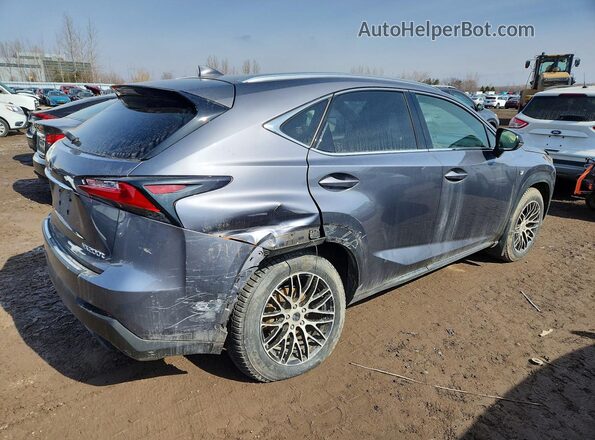 JTJBARBZ7H2135463 2017 LEXUS NX Gray Trasero derecho
