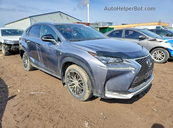 JTJBARBZ7H2135463 2017 LEXUS NX Gray Delantero derecho
