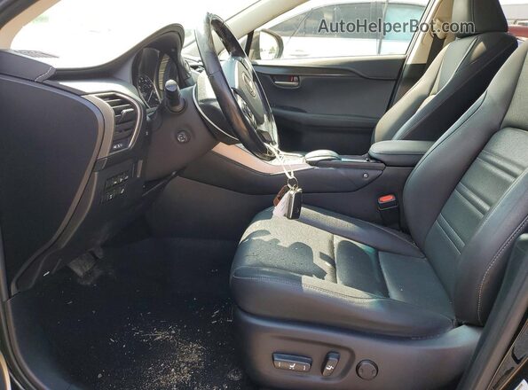JTJBARBZ7H2148648 2017 LEXUS NX Black Widok wnętrza z przodu