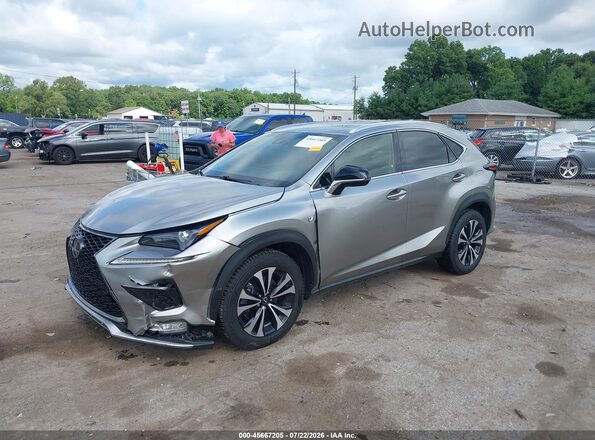 JTJBARBZ7K2211965 2019 LEXUS NX 300 Серебряный Передняя левая четверть