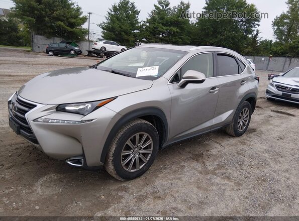 JTJBARBZ8H2129249 2017 LEXUS NX 200T Gray Передня ліва чверть