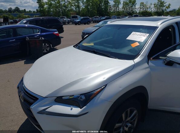 JTJBARBZ8H2142860 2017 LEXUS NX 200T White Vista frontal