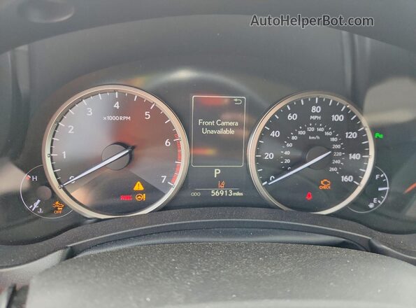 JTJBARBZ8J2165674 2018 LEXUS NX White Widok zestawu wskaźników