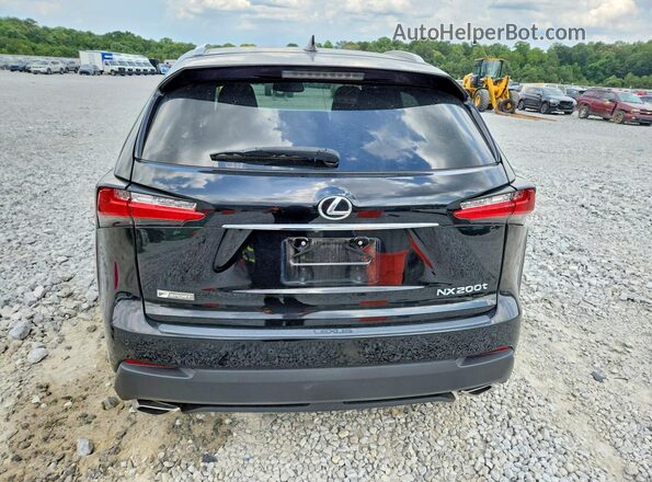 JTJBARBZ9G2052714 2016 LEXUS NX Black Вид ззаду