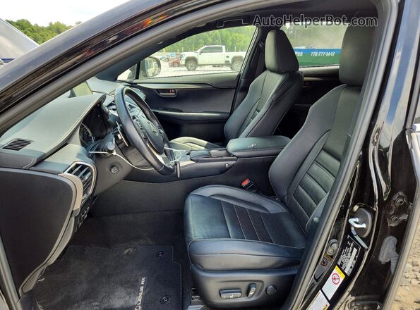 JTJBARBZ9G2052714 2016 LEXUS NX Black Вид салону спереду