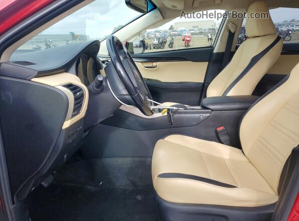 JTJBARBZ9H2135772 2017 LEXUS NX Red Front interior view