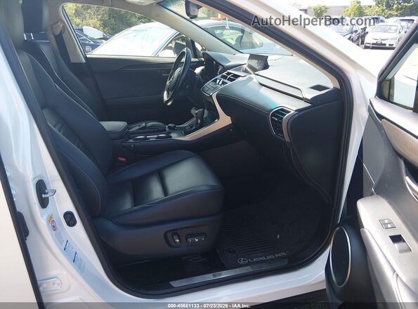 JTJBARBZ9H2146092 2017 LEXUS NX 200T White Widok wnętrza z przodu
