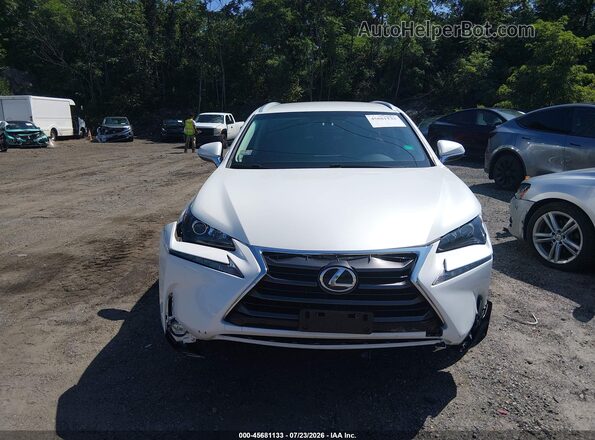 JTJBARBZ9H2146092 2017 LEXUS NX 200T White Widok zestawu wskaźników