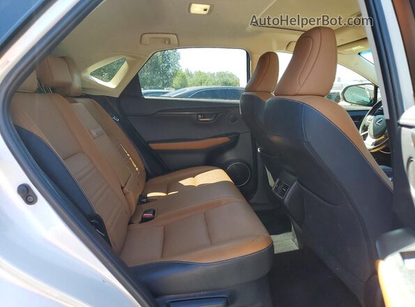 JTJBARBZ9J2170205 2018 LEXUS NX White Widok wnętrza z tyłu