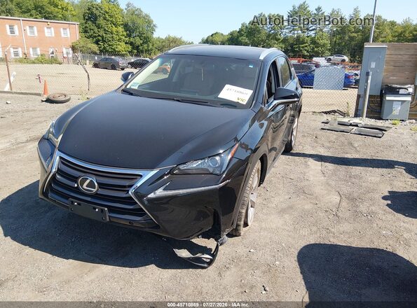 JTJBARBZXH2134176 2017 LEXUS NX 200T Black წინა მარცხენა ხედი სამი მეოთხედიდან
