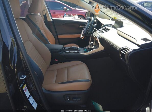 JTJBARBZXH2134176 2017 LEXUS NX 200T Black წინა სალონის ხედი