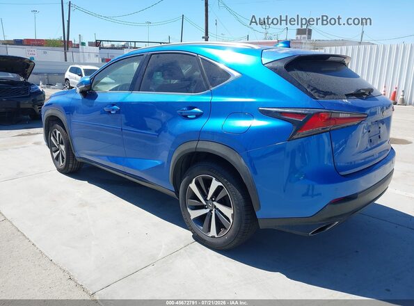 JTJBARBZXJ2170813 2018 LEXUS NX 300 Blue Trasero izquierdo