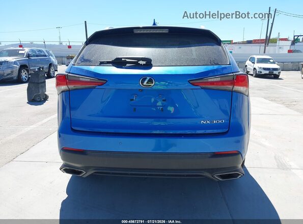 JTJBARBZXJ2170813 2018 LEXUS NX 300 Blue 