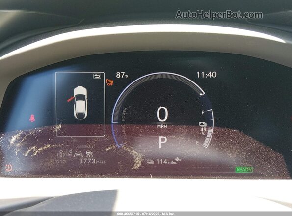 JTJBDADB0TA004589 2026 LEXUS RZ 350E White Widok tylnych siedzeń