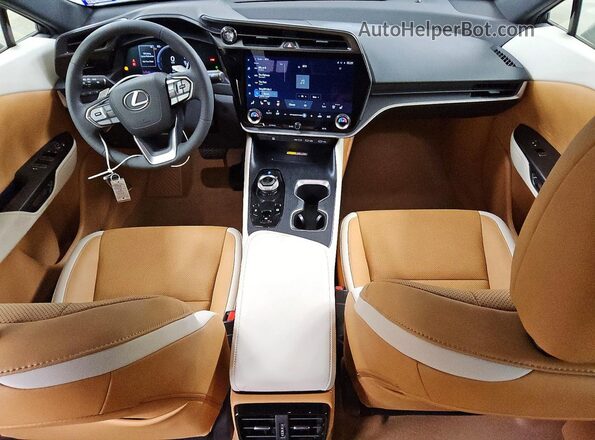 JTJBDADB8TA004582 2026 LEXUS RZ Black Vista del salpicadero