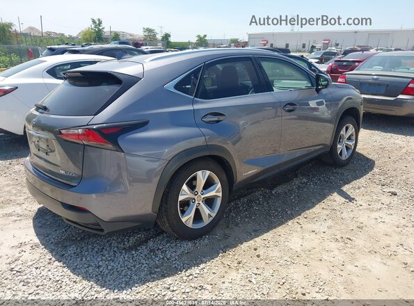 JTJBJRBZ1H2068925 2017 LEXUS NX 300H Gray უკანა მარჯვენა
