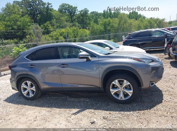 JTJBJRBZ1H2068925 2017 LEXUS NX 300H Gray უკანა სალონის ხედი