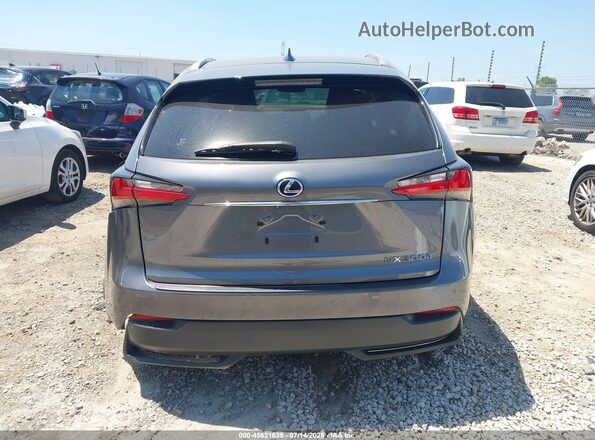 JTJBJRBZ1H2068925 2017 LEXUS NX 300H Gray 