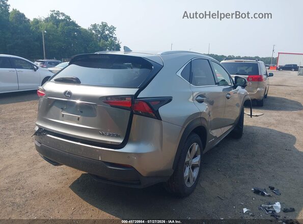JTJBJRBZ1H2072604 2017 LEXUS NX 300H Silver Trasero derecho