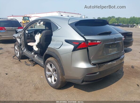 JTJBJRBZ1H2072604 2017 LEXUS NX 300H Silver Trasero izquierdo