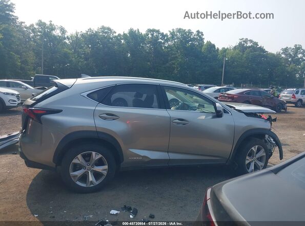 JTJBJRBZ1H2072604 2017 LEXUS NX 300H Silver Vista del cuadro de instrumentos