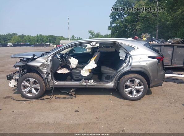 JTJBJRBZ1H2072604 2017 LEXUS NX 300H Silver Vista interior trasera