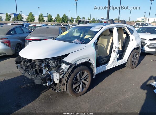 JTJBJRBZ1J2075699 2018 LEXUS NX 300H White Առջևի ձախ երեք քառորդ տեսարան