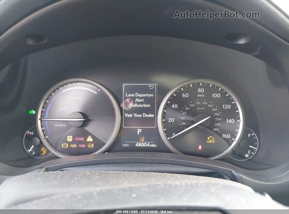 JTJBJRBZ1K2122800 2019 LEXUS NX 300H Gray Вид задніх сидінь