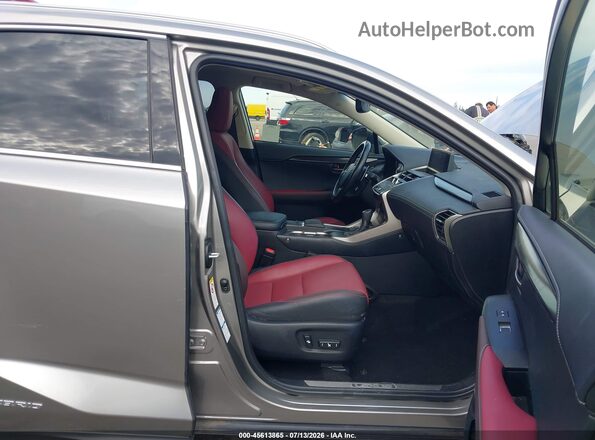 JTJBJRBZ1K2122800 2019 LEXUS NX 300H Gray Вид салону спереду