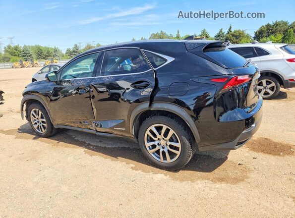 JTJBJRBZ2G2037147 2016 LEXUS NX Black Trasero izquierdo