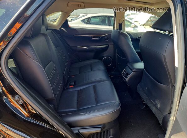 JTJBJRBZ2G2037147 2016 LEXUS NX Black Vista de los asientos traseros