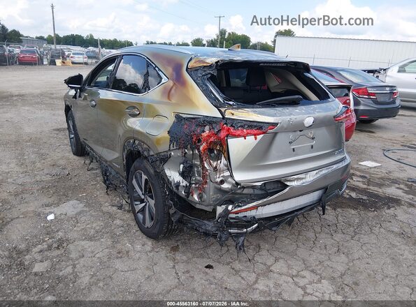 JTJBJRBZ2K2110638 2019 LEXUS NX 300H Серый Задняя левая четверть