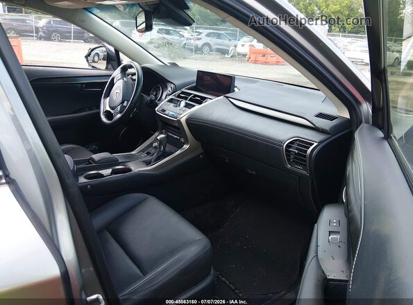 JTJBJRBZ2K2110638 2019 LEXUS NX 300H Серый Вид салона спереди