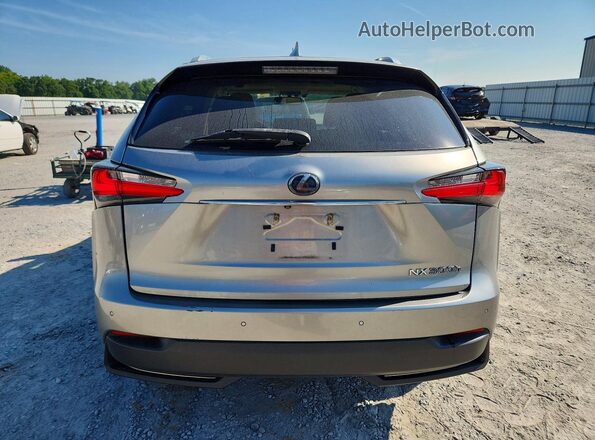 JTJBJRBZ6G2039418 2016 LEXUS NX Серебряный Вид сзади