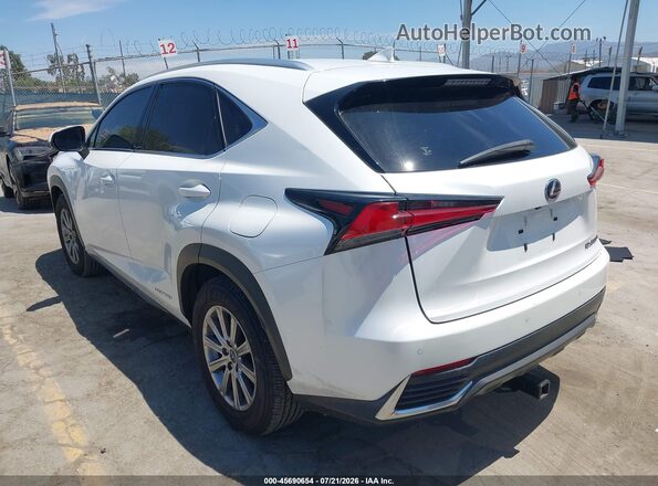 JTJBJRBZ6K2116457 2019 LEXUS NX 300H White უკანა მარცხენა
