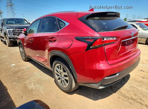 JTJBJRBZ7G2036849 2016 LEXUS NX Red Հետևի ձախ