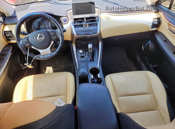 JTJBJRBZ7G2036849 2016 LEXUS NX Red Առջևի վահանակի տեսք