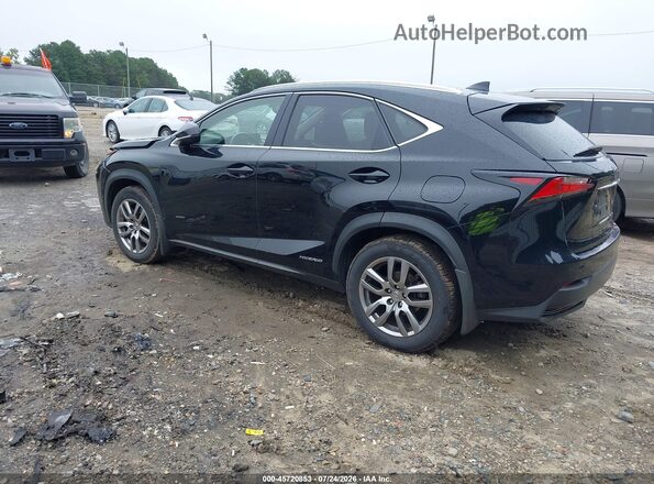 JTJBJRBZ8G2034933 2016 LEXUS NX 300H Черный Задняя левая четверть